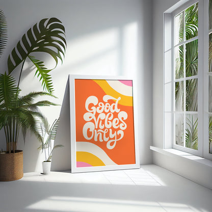 Good Vibes Only Print - BYHONEYSTUDIOS