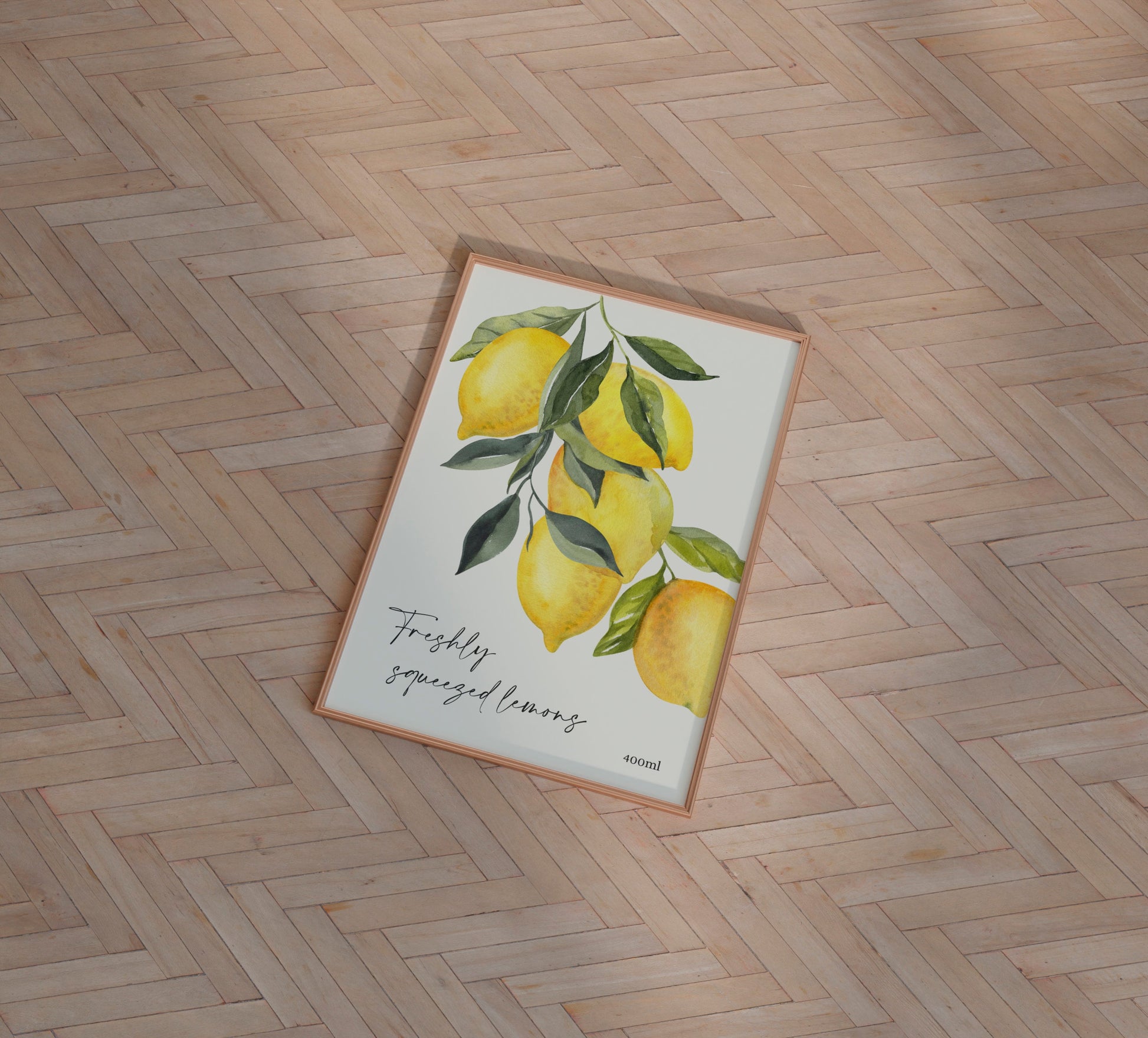 Fresh Lemons Print - BYHONEYSTUDIOS