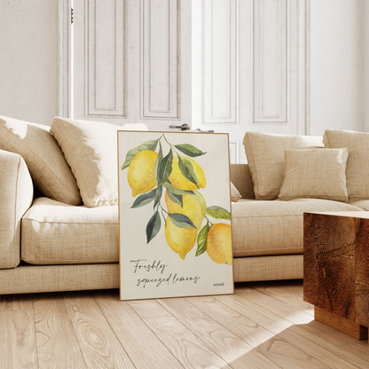 Fresh Lemons Print - BYHONEYSTUDIOS