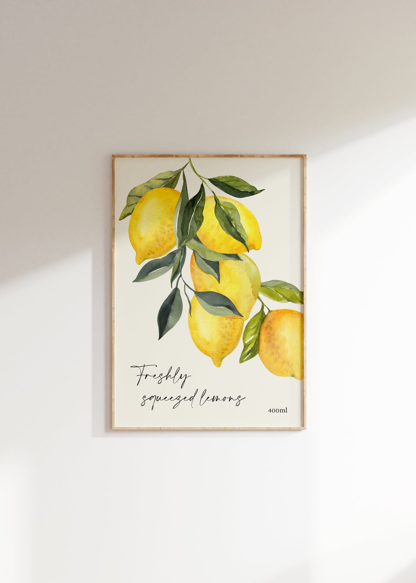 Fresh Lemons Print - BYHONEYSTUDIOS