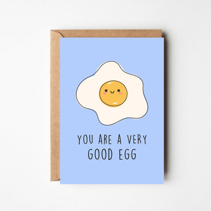 A6 Good Egg Card - BYHONEYSTUDIOS