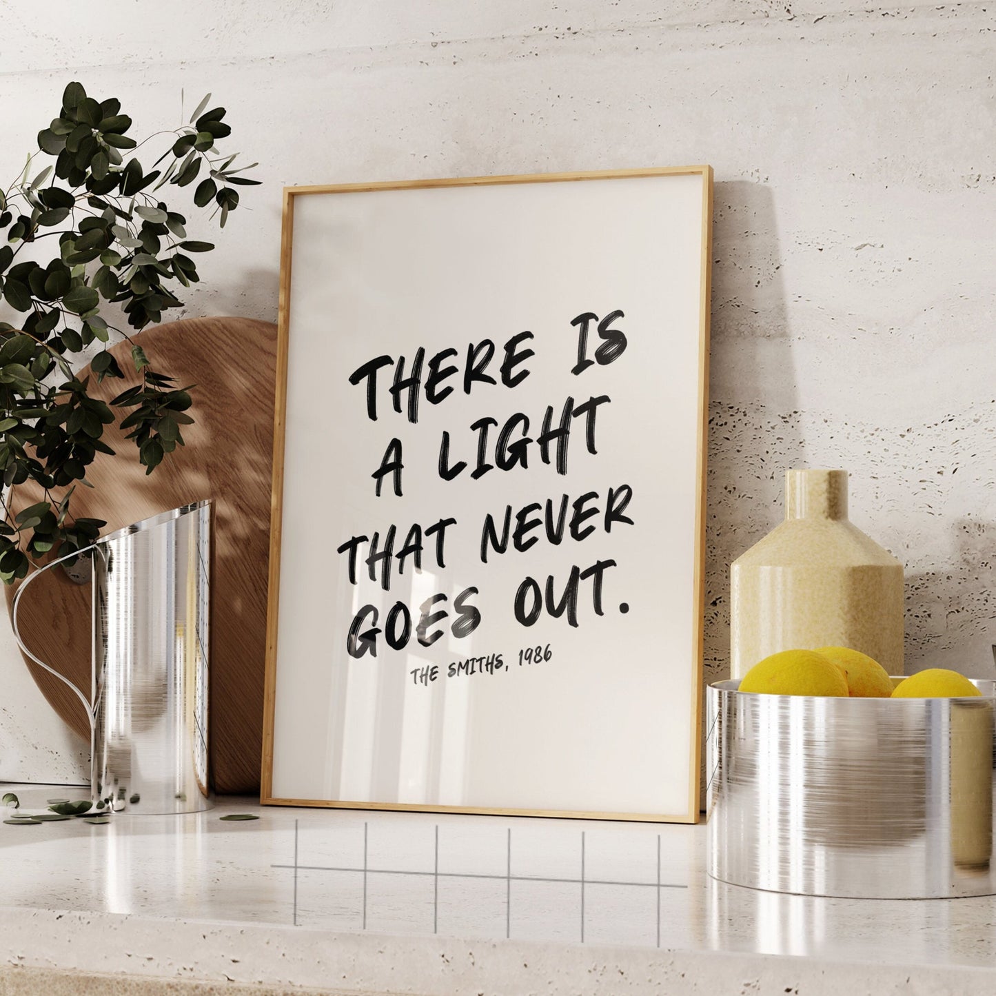 The Smiths Lyrics Print - BYHONEYSTUDIOS