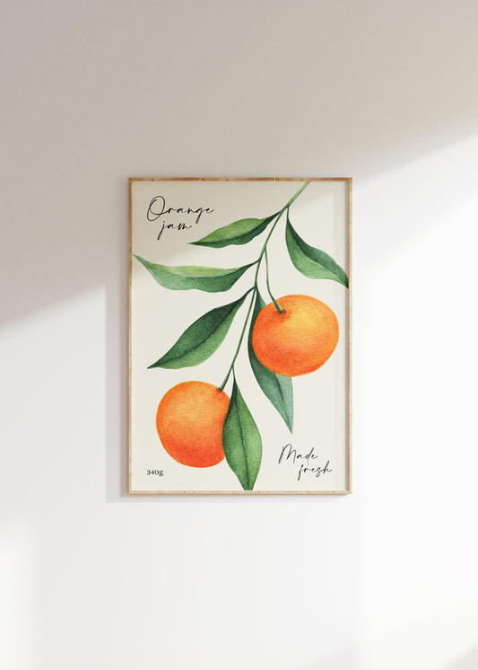 Orange Jam Print - BYHONEYSTUDIOS