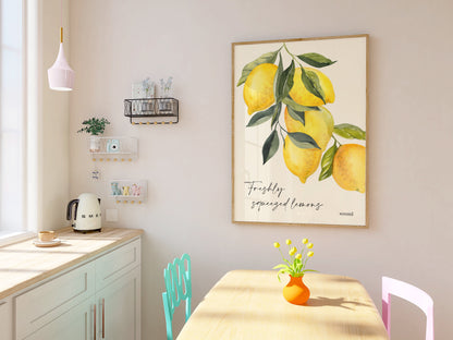 Fresh Lemons Print - BYHONEYSTUDIOS