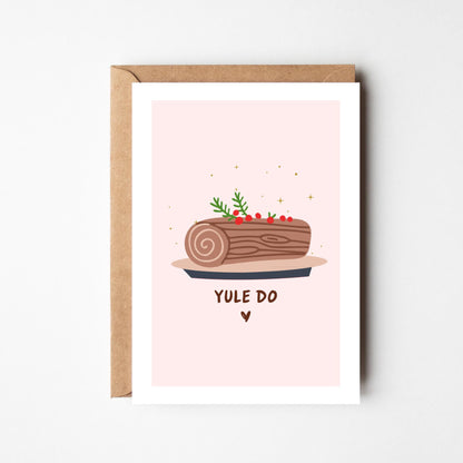 A6 Yule Do Christmas Card - BYHONEYSTUDIOS