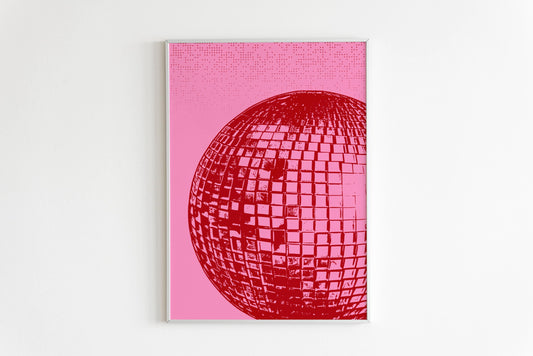 Disco Ball Print - BYHONEYSTUDIOS