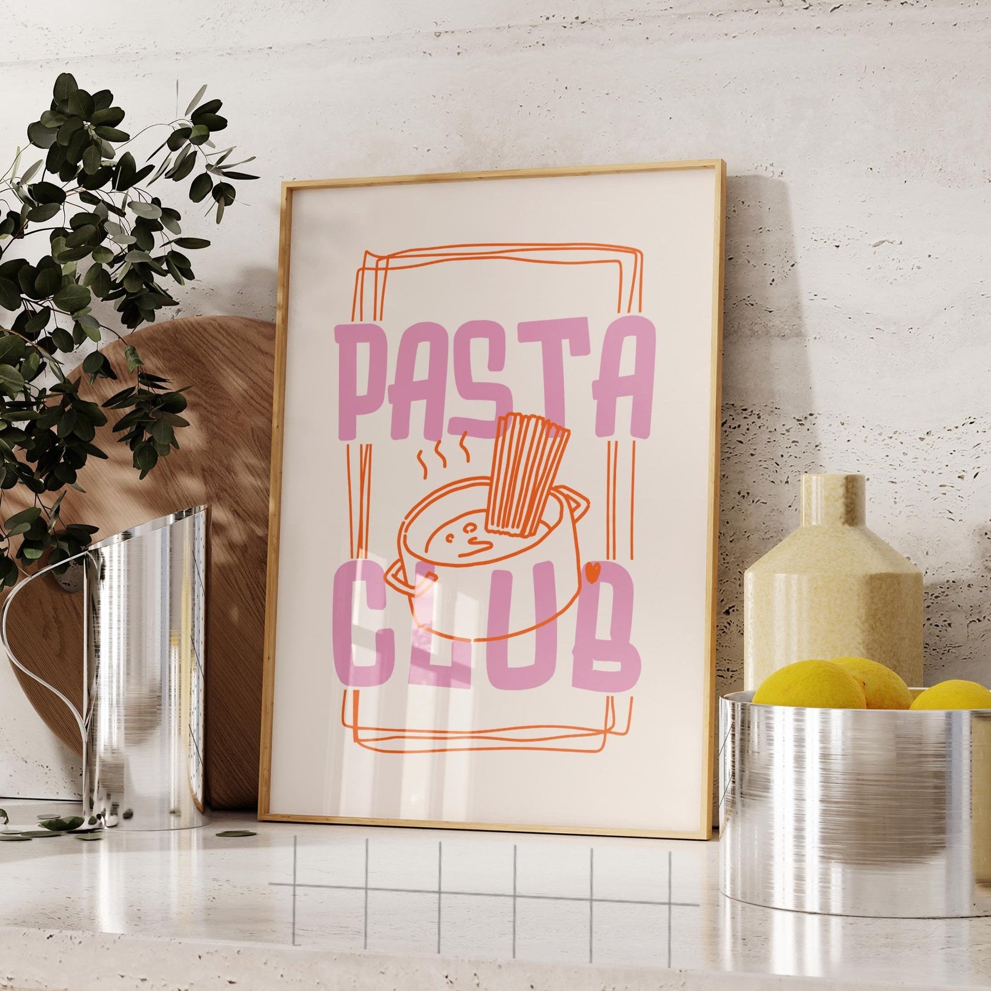 Pasta Club Print - BYHONEYSTUDIOS