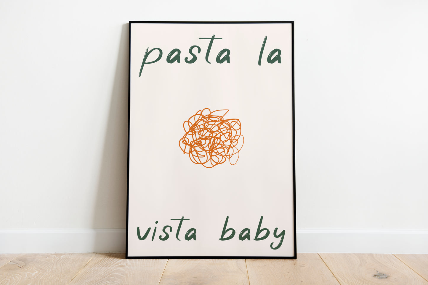 Pasta La Vista Print - BYHONEYSTUDIOS