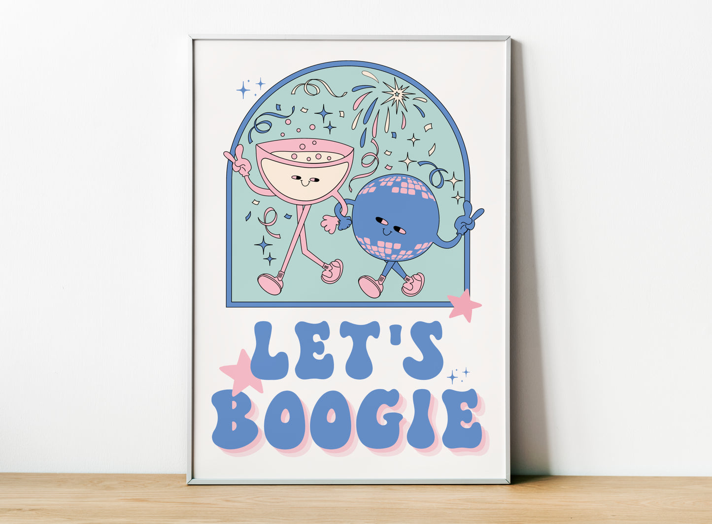 Lets Boogie Print - BYHONEYSTUDIOS