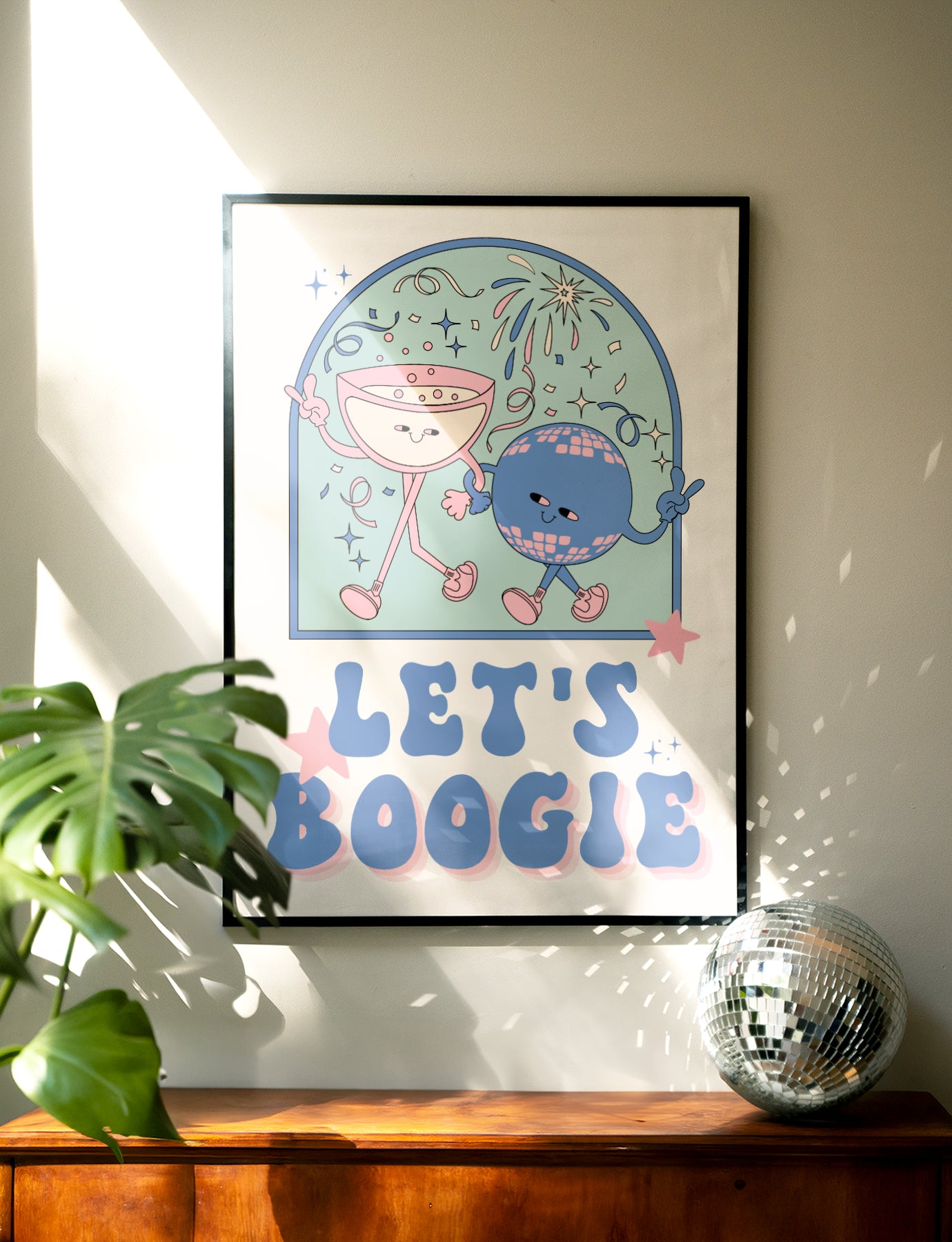 Lets Boogie Print - BYHONEYSTUDIOS