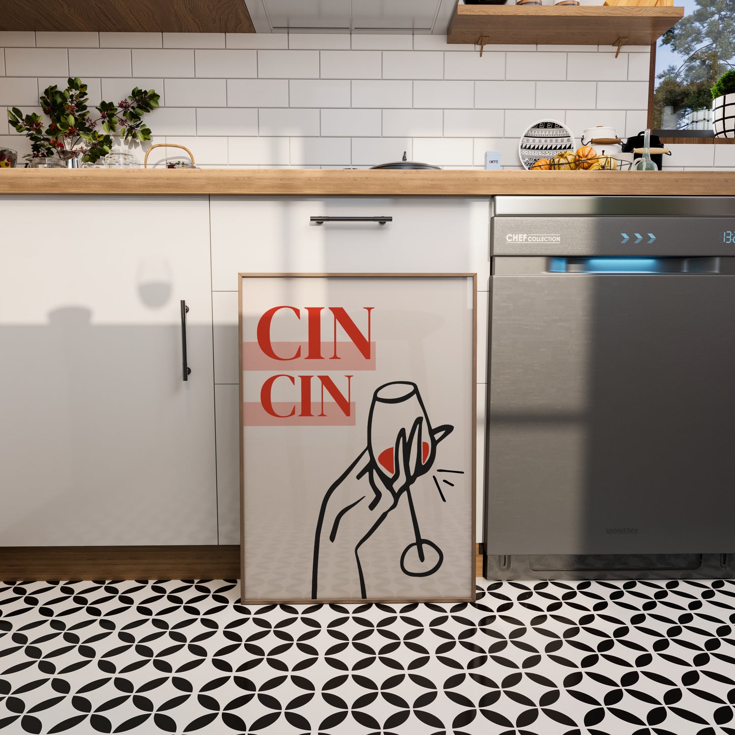 Cin Cin Print - BYHONEYSTUDIOS