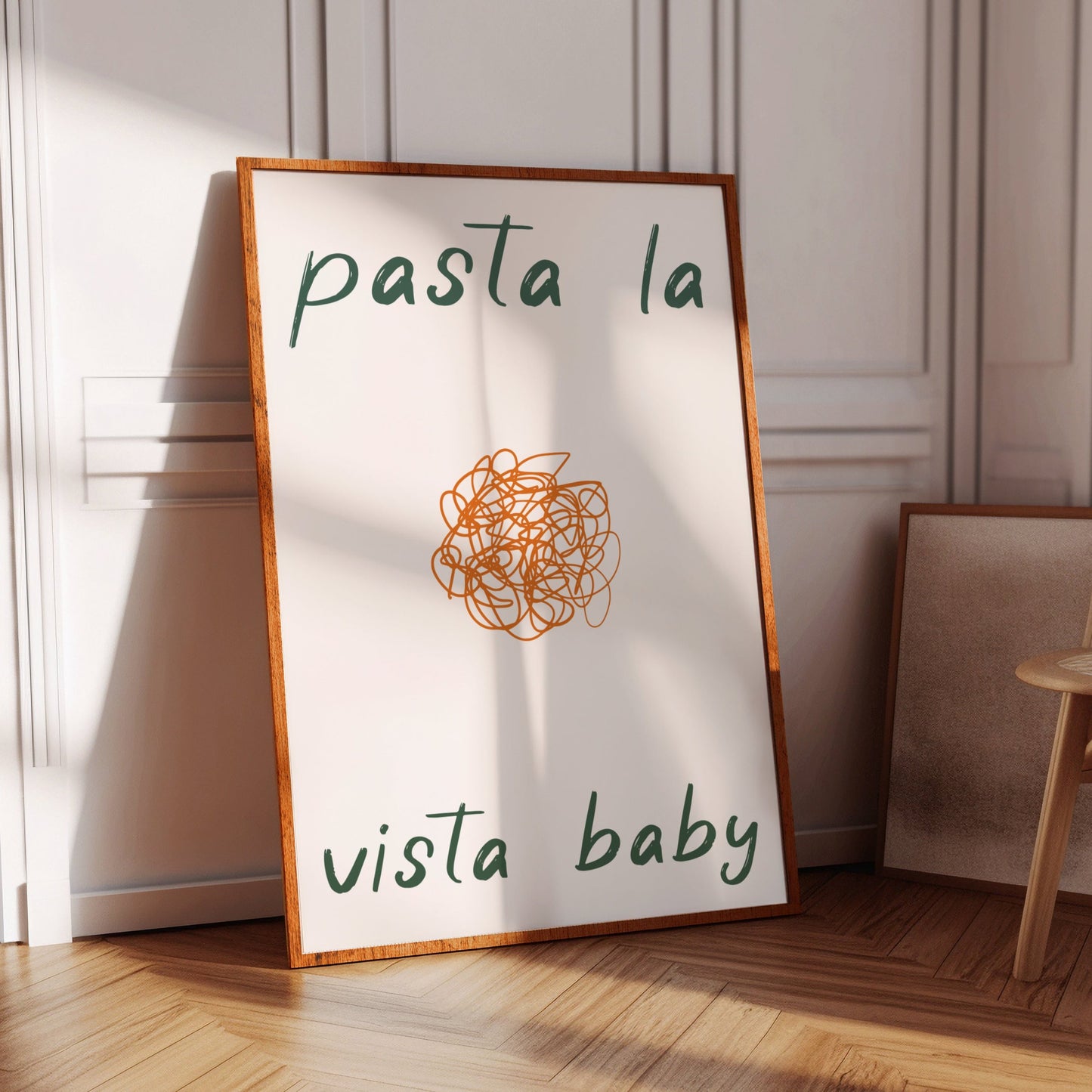 Pasta La Vista Print - BYHONEYSTUDIOS