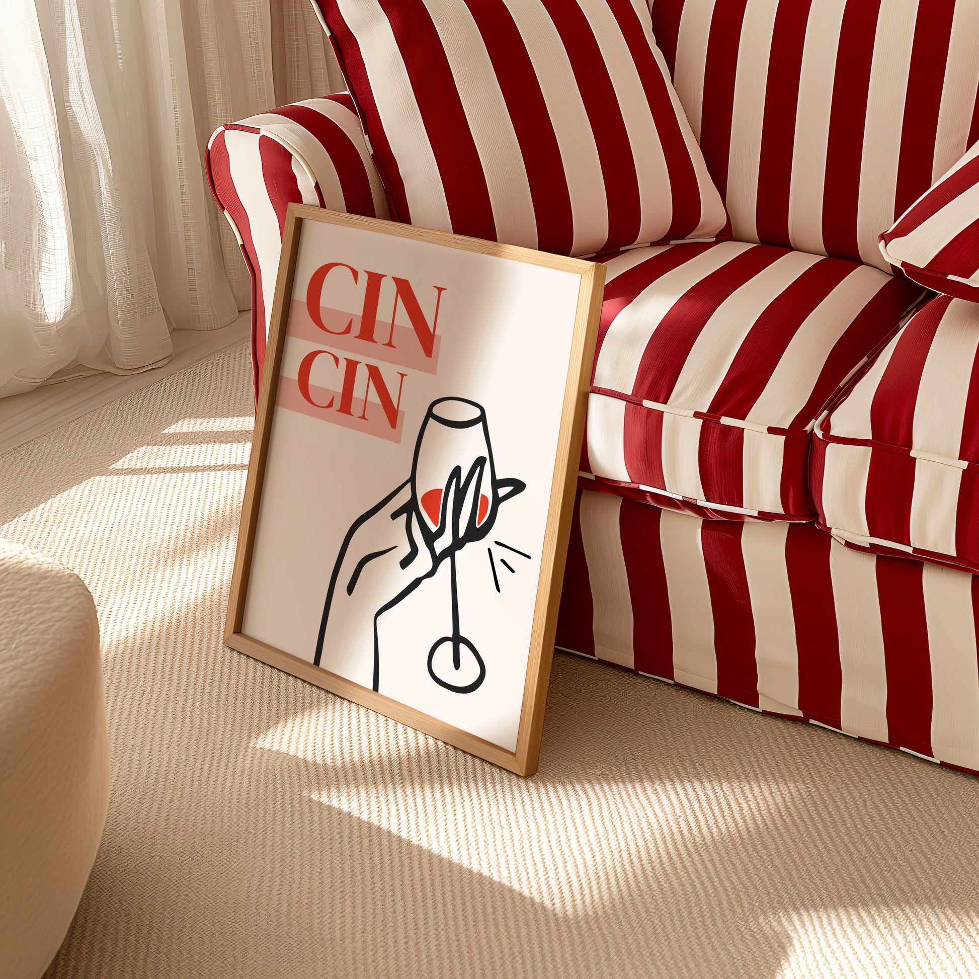 Cin Cin Print - BYHONEYSTUDIOS