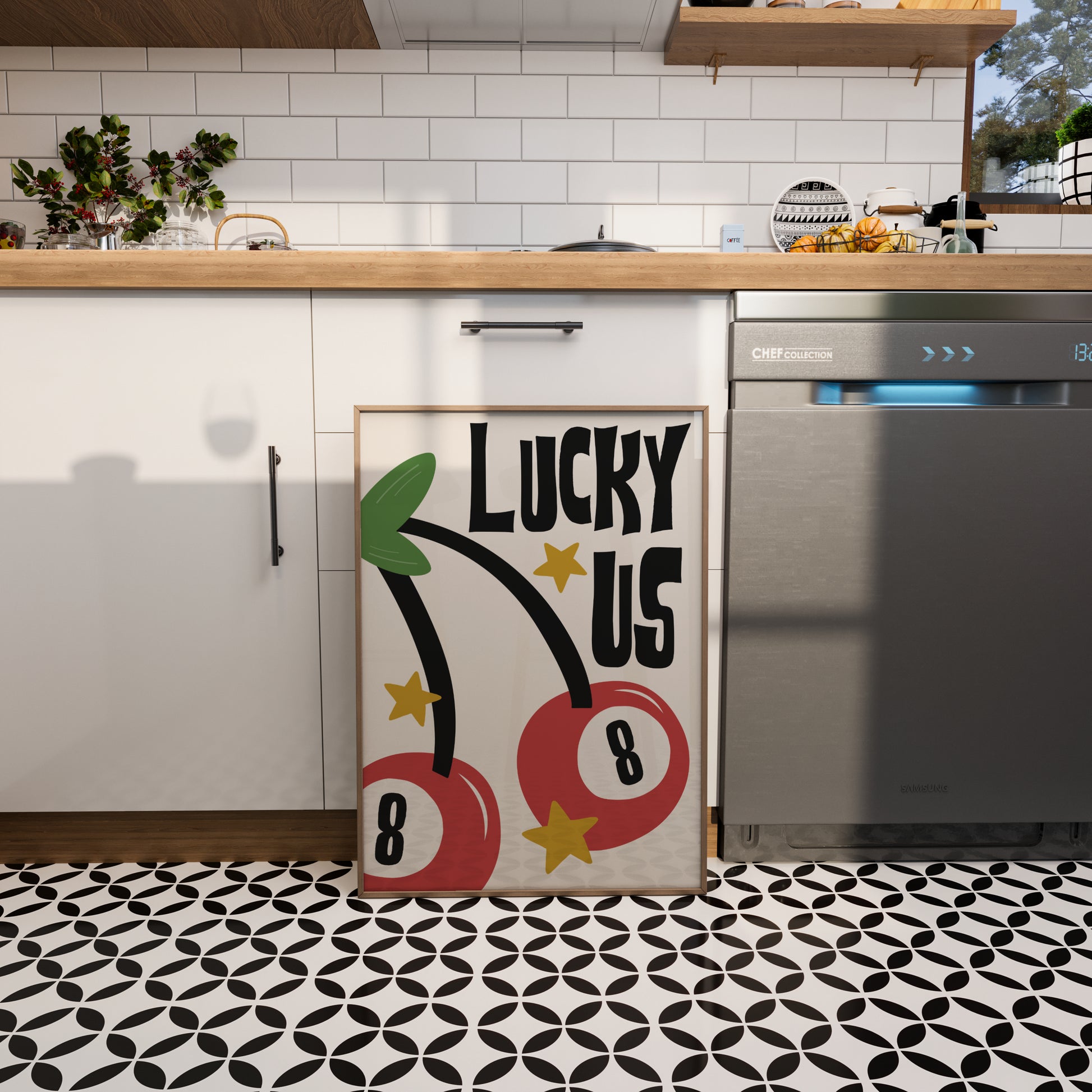 Lucky Us Print - BYHONEYSTUDIOS