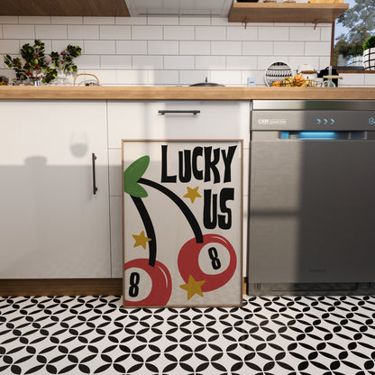 Lucky Us Print - BYHONEYSTUDIOS